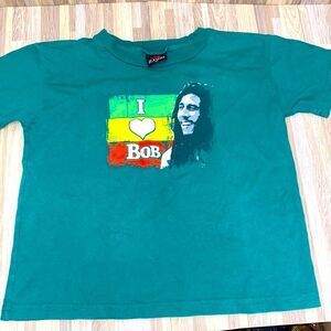 Bob Marley Zion rootswear Rastafarian size 5T t shirt vintage Y2K music peace